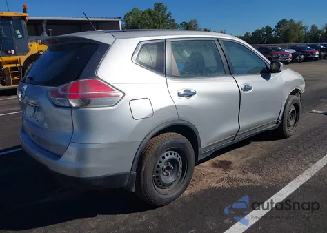 2015 Nissan Rogue S из США, поврежденный, VIN KNMAT2MT4FP590697
